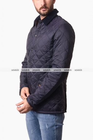 Giacca Barbour uomo blu scuro Heritage Liddesdale