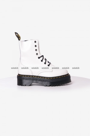 Stivaletto Dr Martens donna bianco Jadon in pelle