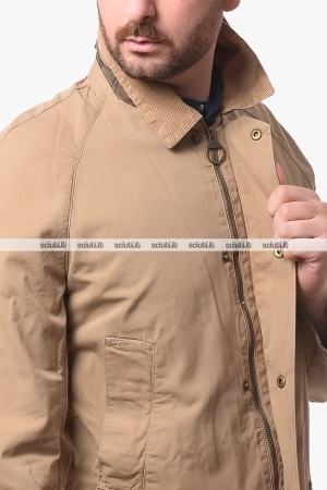 Giacca Barbour uomo beige Ashby casual