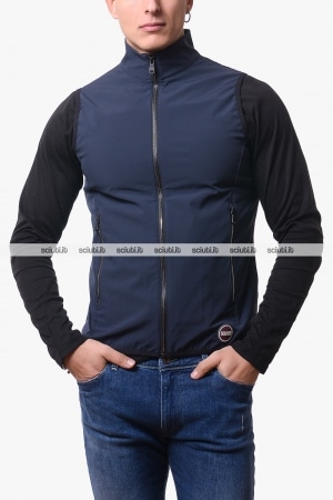 Smanicato Colmar uomo blu scuro in softshell