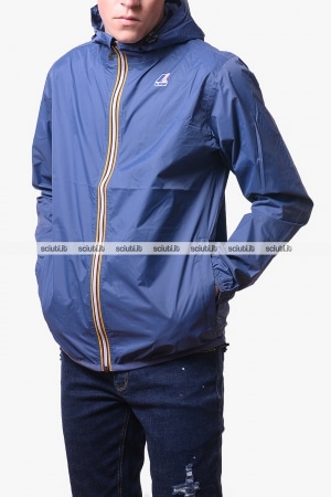 Giubbotto Kway uomo blu indaco ultraleggero Le Vrai 3.0 Claude