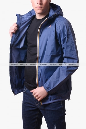 Giubbotto Kway uomo blu indaco ultraleggero Le Vrai 3.0 Claude