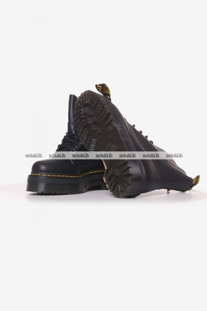 Stivaletti Dr Martens donna neri Jadon III platform in pelle opaca
