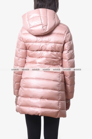 Piumino lungo Blauer donna rosa pesante Agnes imbottitura in piuma