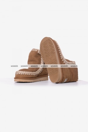 Stivaletti MOU donna beige scuro Eskimo 18