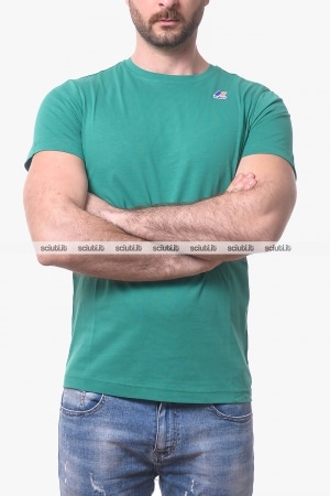 Tshirt Kway uomo verde Le Vrai 3.0 Edouard