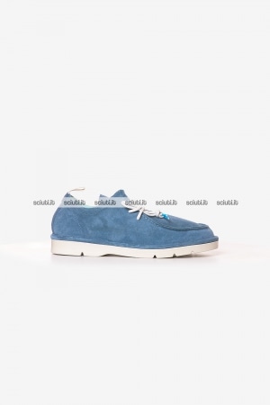 Scarpe Panchic uomo blu P19 in suede