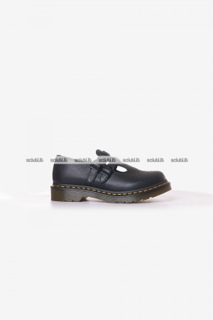 Scarpe Dr Martens donna nere Mary Jane in pelle