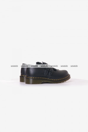 Scarpe Dr Martens donna nere Mary Jane in pelle