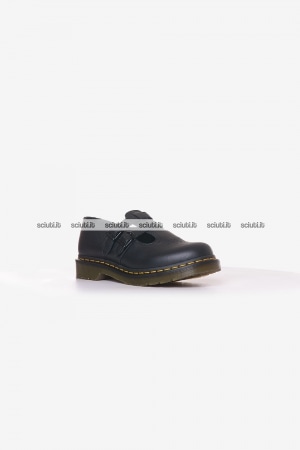 Scarpe Dr Martens donna nere Mary Jane in pelle