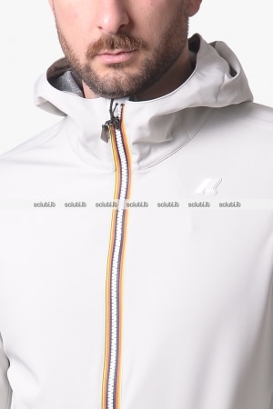 Giubbotto Kway uomo beige chiaro Jacko bonded jersey