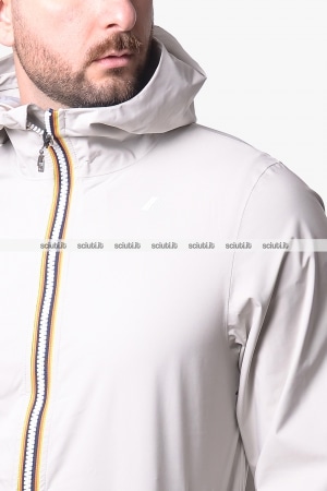 Giubbotto Kway uomo beige chiaro Jack stretch dot