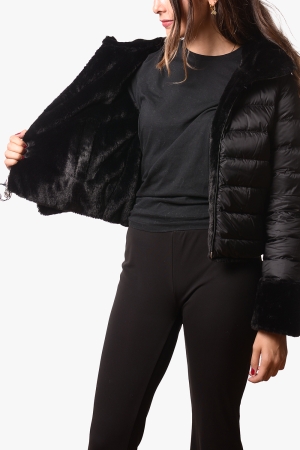 Giubbotto Colmar donna nero pesante reversibile