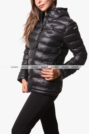 Piumino Blauer donna nero leggero eco Ellis