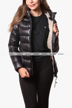 Piumino Blauer donna nero eco Caroll