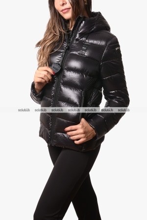 Piumino Blauer donna nero eco Caroll