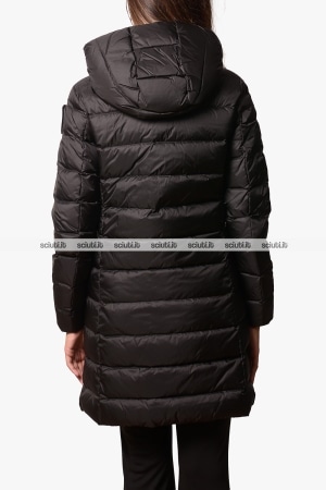 Piumino lungo Blauer donna nero pesante Agnes