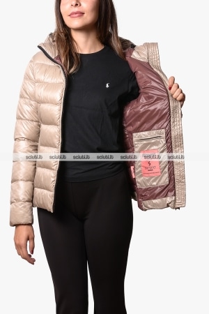 Piumino Blauer donna beige eco Caroll