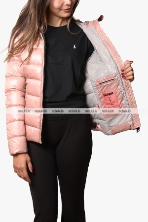 Piumino Blauer donna rosa eco Caroll