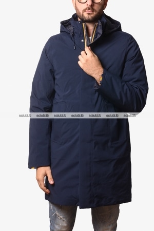 Giubbotto Kway uomo blu scuro Thomal Bonded padded