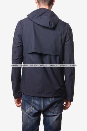 Giubbotto Kway uomo blu scuro Jacko Stretch 2L