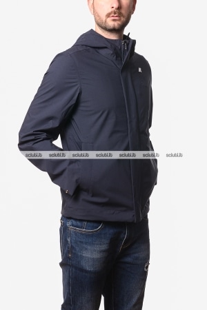 Giubbotto Kway uomo blu scuro Jacko Stretch 2L