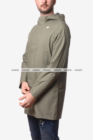 Giubbotto Kway uomo verde muschio Tommy Stretch 2L