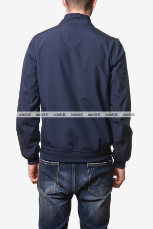 Giubbotto Kway uomo blu scuro Arsene bonded jersey