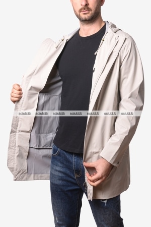Giubbotto Kway uomo beige Tommy Stretch 2L