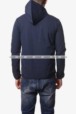 Felpa Kway uomo blu scuro Journeer travel