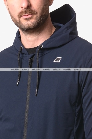 Felpa Kway uomo blu scuro Journeer travel