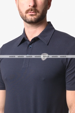 Polo Blauer uomo blu scuro Kemp