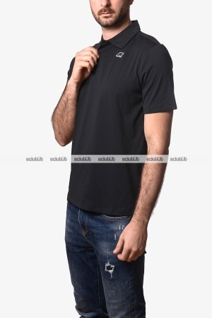Polo Kway uomo nera Decouvrir travel