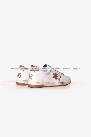 Scarpe 2star uomo bianco marrone Week star