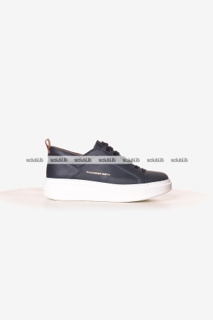Scarpe Alexander Smith uomo blu scuro Wembley high frequency in pelle