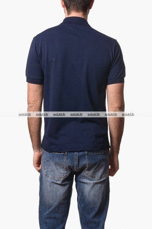 Polo Lacoste uomo blu scuro 1212 LIGHT classic fit