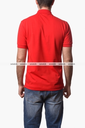 Polo Lacoste uomo rossa 1212 LIGHT classic fit