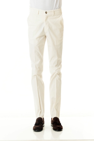 Pantaloni Old river uomo bianco panna regular