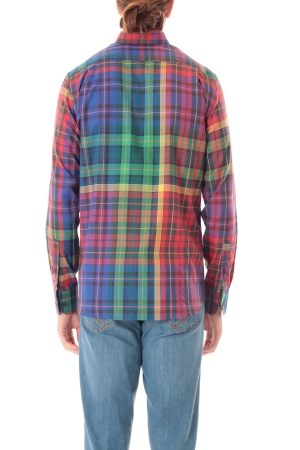 Camicia Old River uomo multicolor a quadri button Down