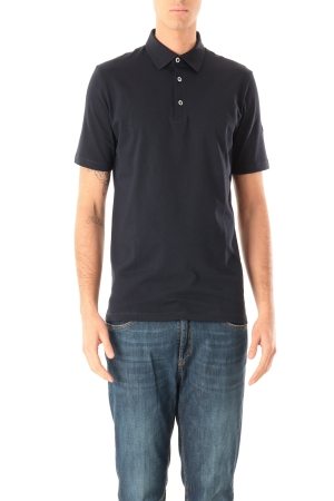 Polo Old river uomo blu scuro in cotone