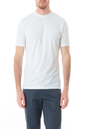 Tshirt Old river uomo bianca in tessuto tecnico