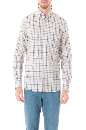 Camicia Old river uomo muticolor mini check button down