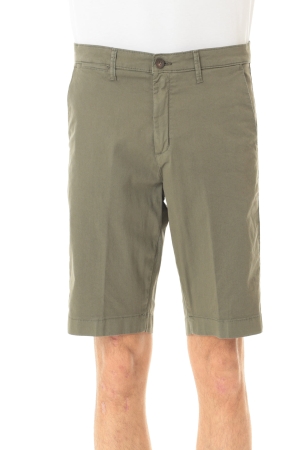 Bermuda Old river uomo verde militare in cotone
