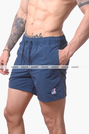 Costume boxer Kway uomo blu insignia Le Vrai Olivier