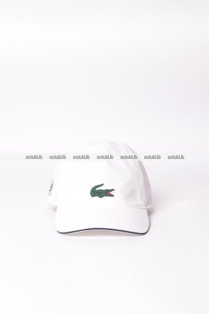 Cappellino Lacoste uomo bianco Roland Garros Edition