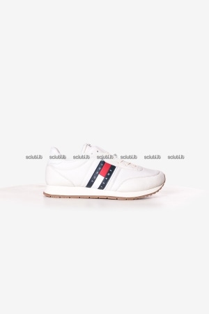Scarpe Tommy Hilfiger Jeans uomo bianco avorio TJM Core classic runner