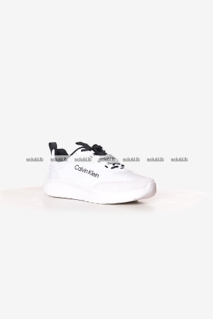 Scarpe Calvin Klein uomo bianche Curve runner