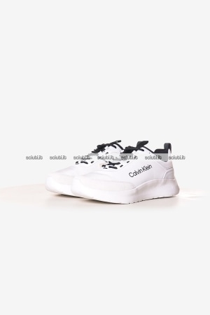 Scarpe Calvin Klein uomo bianche Curve runner
