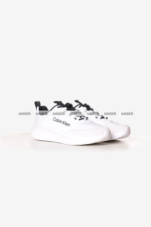 Scarpe Calvin Klein uomo bianche Curve runner