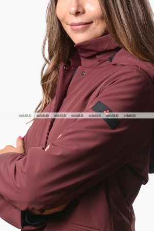 Trench Peuterey donna bordeaux Telia Ta 02 slim